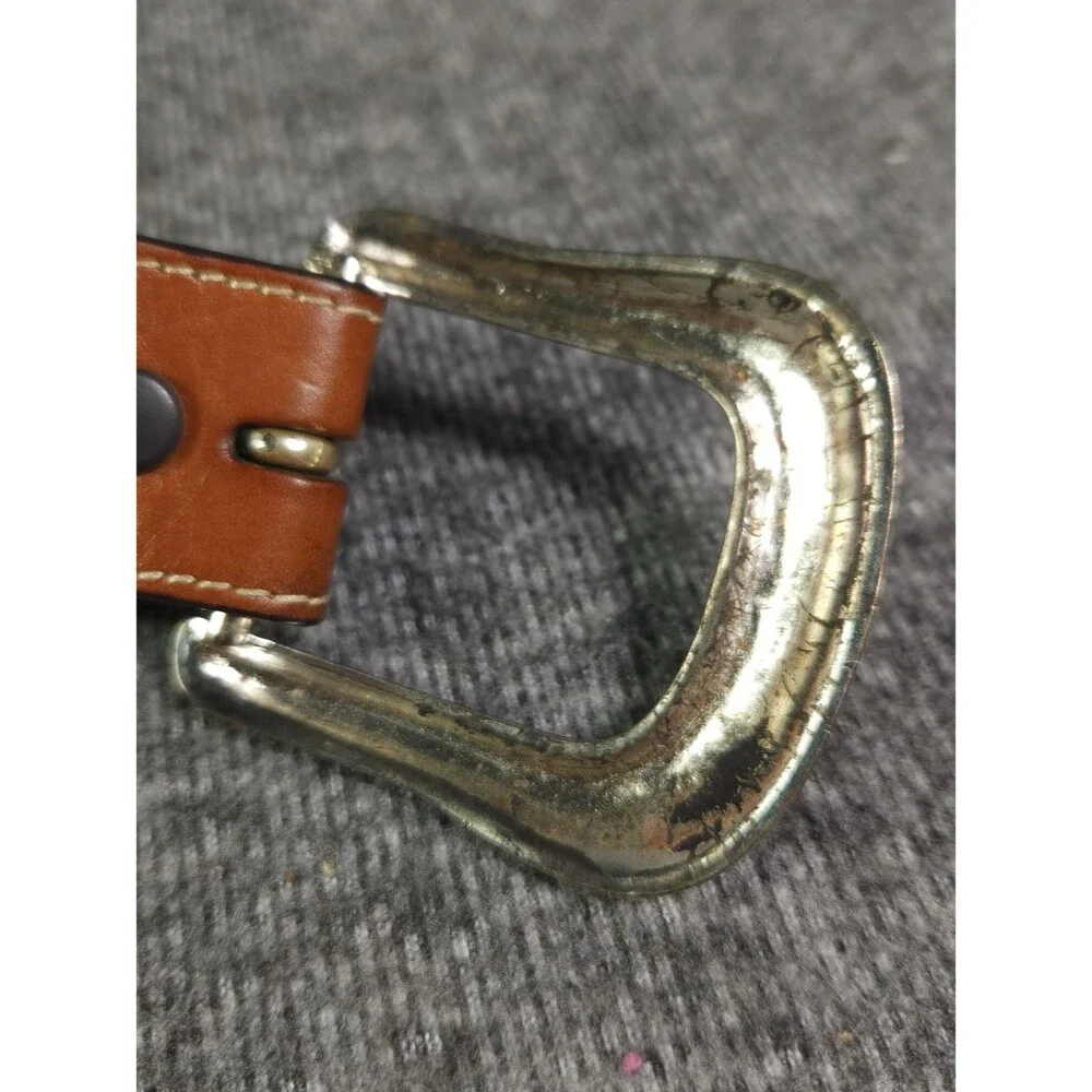 Men's 3D Conpany Brown Or Black Leather Western Belt with Decorative Concho 44